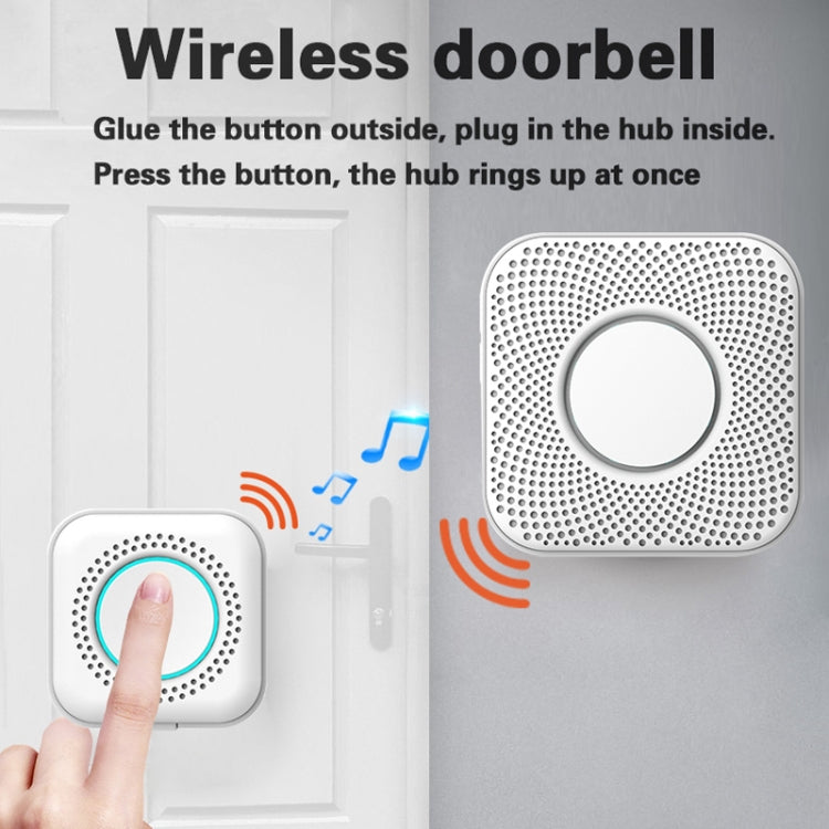 PJ-16 Intelligent Wireless Doorbell with 8-level Volume Adjustable & 36 Ringtones, EU Plug PJ-16 Intelligent Wireless Doorbell with 8-level Volume Adjustable & 36 Ringtones, EU Plug